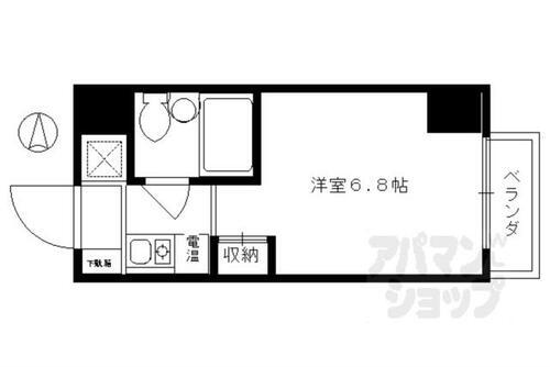 京都府京都市下京区西洞院通綾小路上る妙伝寺町 四条駅 1K マンション 賃貸物件詳細