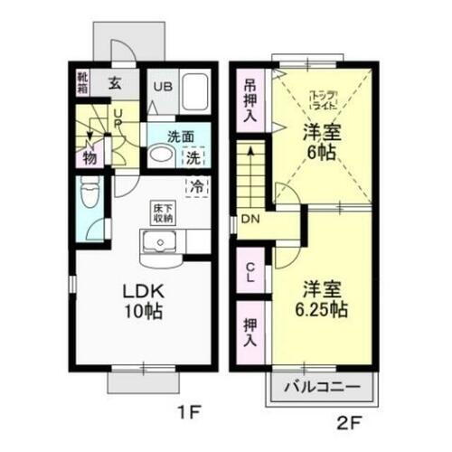 ＧＲＥＥＮ　ＨＩＬＬＳ 1階 2LDK 賃貸物件詳細
