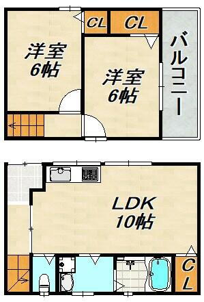 潮見台町３丁目貸家