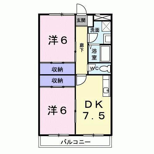 埼玉県草加市清門２丁目 新田駅 2DK マンション 賃貸物件詳細