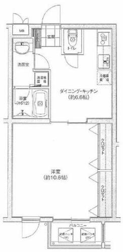 東京都世田谷区松原１丁目 明大前駅 1DK マンション 賃貸物件詳細