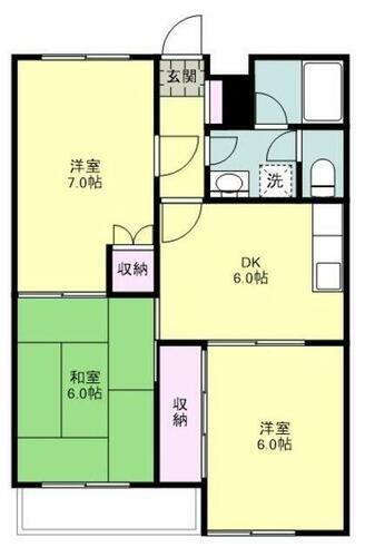 埼玉県ふじみ野市鶴ケ岡３丁目 上福岡駅 3DK マンション 賃貸物件詳細