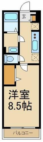 埼玉県さいたま市南区四谷１丁目 西浦和駅 1K マンション 賃貸物件詳細