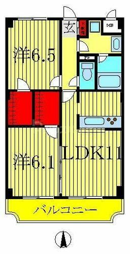 千葉県柏市増尾４丁目 増尾駅 2LDK マンション 賃貸物件詳細