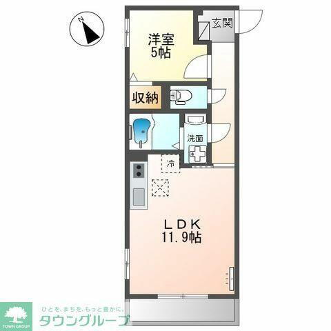埼玉県日高市大字上鹿山 高麗川駅 1LDK アパート 賃貸物件詳細