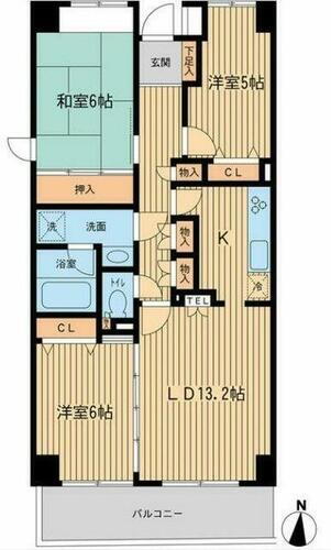 埼玉県さいたま市浦和区常盤１０丁目 北浦和駅 3LDK マンション 賃貸物件詳細