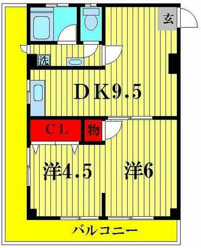 東京都墨田区八広２丁目 京成曳舟駅 2DK マンション 賃貸物件詳細