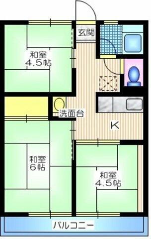 神奈川県横浜市港南区下永谷２丁目 上永谷駅 3K アパート 賃貸物件詳細