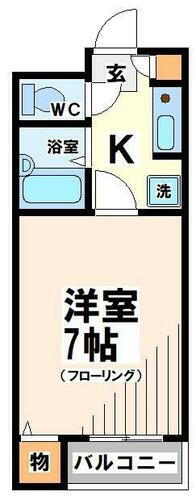 東京都調布市菊野台３丁目 柴崎駅 1K マンション 賃貸物件詳細