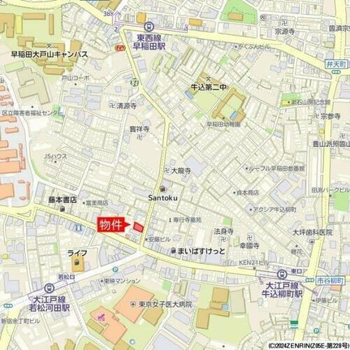 リエール若松町 若松河田駅 1DK 賃貸(賃貸マンション・アパート)