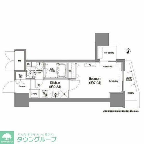 コンフォリア西蒲田 6階 1K 賃貸物件詳細