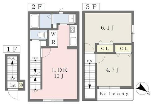 東京都大田区中央３丁目 賃貸アパート