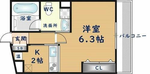 大阪府東大阪市永和１丁目 ＪＲ俊徳道駅 1K マンション 賃貸物件詳細