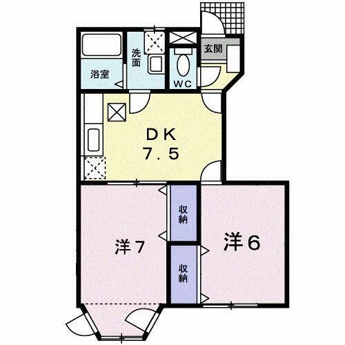 福島県本宮市青田字孫市 本宮駅 2DK アパート 賃貸物件詳細