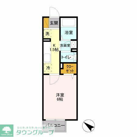 埼玉県春日部市大畑 武里駅 1K アパート 賃貸物件詳細