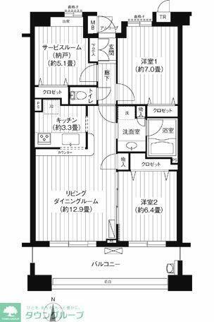 パークビューステージ東陽町 3階 2SLDK 賃貸物件詳細
