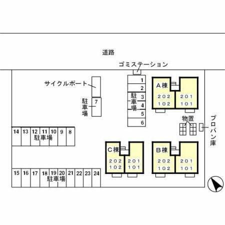 エンゼルロード C 春江駅 1LDK 賃貸(賃貸マンション・アパート)