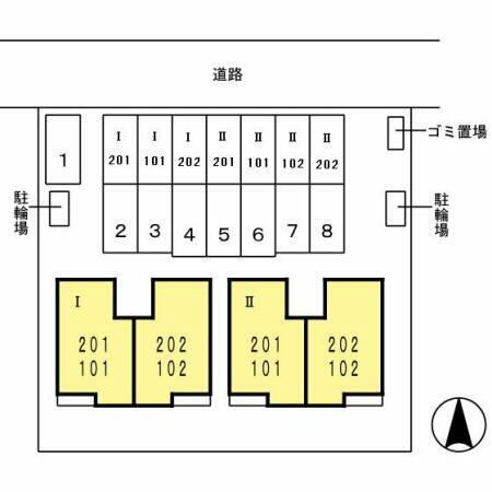 レジデンスT・H Ⅰ号館 新福井駅 2LDK 賃貸(賃貸マンション・アパート)