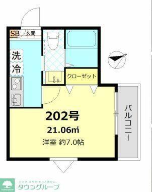 神奈川県横浜市鶴見区岸谷２丁目 生麦駅 1K アパート 賃貸物件詳細
