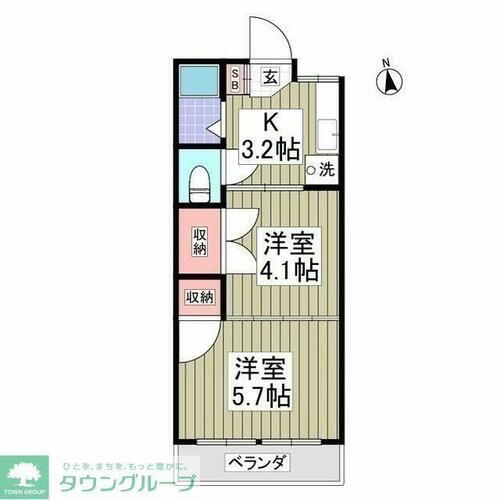 神奈川県大和市福田７丁目 桜ヶ丘駅 2DK マンション 賃貸物件詳細