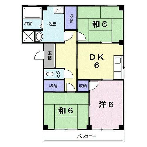 メゾン手原 3階 3DK 賃貸物件詳細