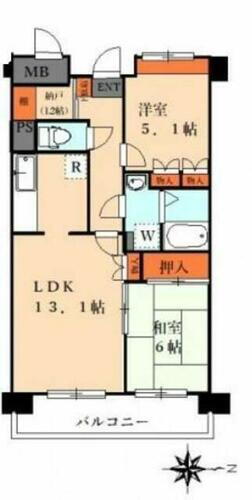 東京都世田谷区北烏山３丁目 千歳烏山駅 2LDK マンション 賃貸物件詳細