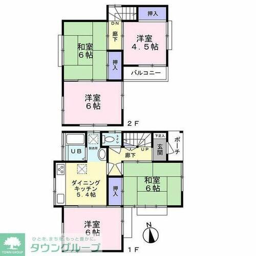 小川町１丁目戸建 5DK 賃貸物件詳細