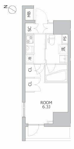 東京都品川区北品川２丁目 新馬場駅 1K マンション 賃貸物件詳細