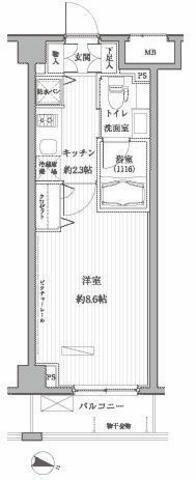 東京都新宿区西新宿４丁目 西新宿五丁目駅 1K マンション 賃貸物件詳細
