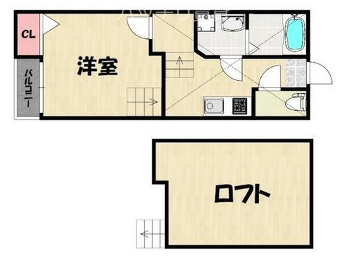 福岡県福岡市東区箱崎６丁目 貝塚駅 1K アパート 賃貸物件詳細