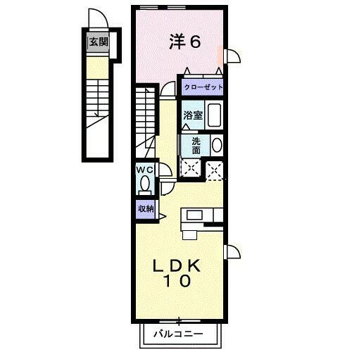 群馬県邑楽郡大泉町大字古氷 西小泉駅 1LDK アパート 賃貸物件詳細