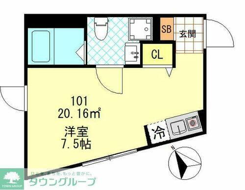 ＯＮＥＮＥＳＳ新井 1階 ワンルーム 賃貸物件詳細