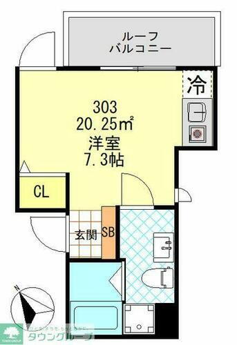 ＯＮＥＮＥＳＳ新井 3階 ワンルーム 賃貸物件詳細
