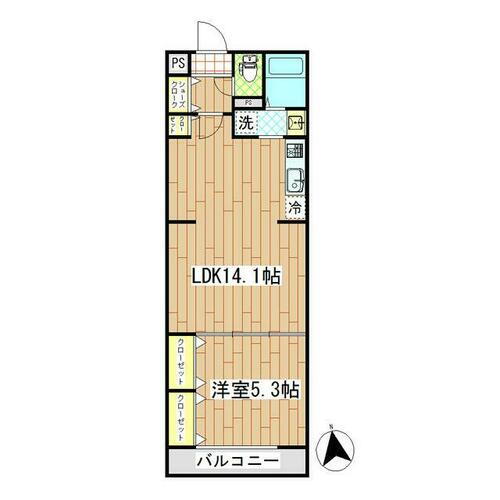 神奈川県川崎市麻生区片平２丁目 柿生駅 1LDK マンション 賃貸物件詳細