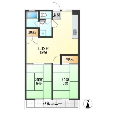 栃木県宇都宮市元今泉６丁目 峰駅 2LDK マンション 賃貸物件詳細
