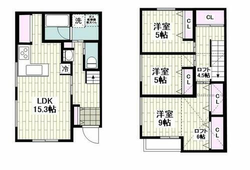 タウンハウス 3LDK 賃貸物件詳細