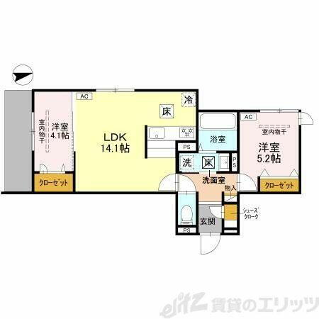 （仮称）高槻市東五百住町３丁目ＰＪ 1階 2LDK 賃貸物件詳細