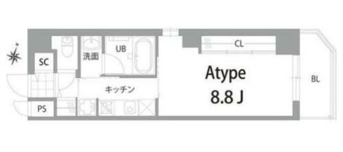 東京都世田谷区南烏山４丁目 千歳烏山駅 1K マンション 賃貸物件詳細