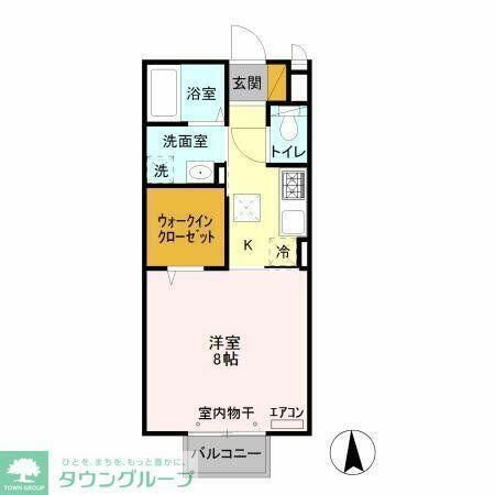 千葉県流山市大字東深井 運河駅 1K アパート 賃貸物件詳細