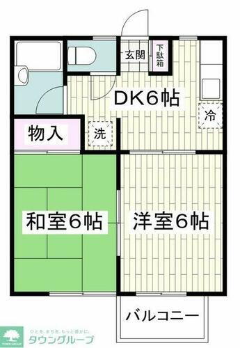 神奈川県海老名市東柏ケ谷４丁目 相模大塚駅 2DK アパート 賃貸物件詳細