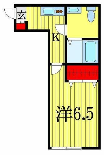 千葉県千葉市中央区亀井町 本千葉駅 1K アパート 賃貸物件詳細