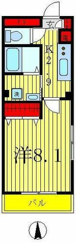東京都足立区江北５丁目 西新井大師西駅 1K マンション 賃貸物件詳細