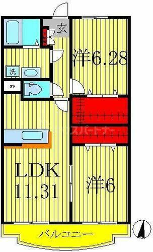 千葉県柏市高田 柏駅 2LDK マンション 賃貸物件詳細