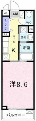 神奈川県横浜市緑区長津田６丁目 長津田駅 1K マンション 賃貸物件詳細