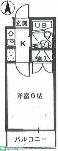 神奈川県横浜市港北区樽町２丁目 綱島駅 1K アパート 賃貸物件詳細