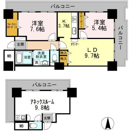 東京都品川区東品川４丁目 品川シーサイド駅 2LDK マンション 賃貸物件詳細