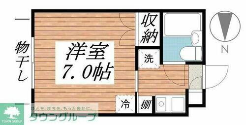 千葉県柏市亀甲台町２丁目 柏駅 1K アパート 賃貸物件詳細