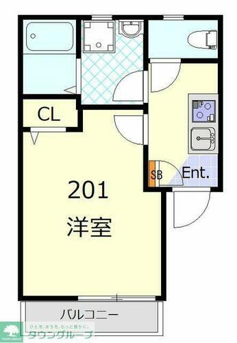 埼玉県川口市芝５丁目 蕨駅 1K アパート 賃貸物件詳細