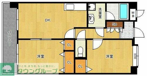福岡県福岡市東区松島３丁目 貝塚駅 2DK マンション 賃貸物件詳細