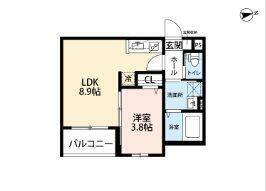 福岡県福岡市東区原田１丁目 箱崎駅 1LDK アパート 賃貸物件詳細